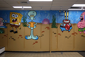 Spongebob Mural - Graffiti For Hire