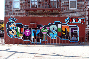 Sunnyside Postcard Mural - Graffiti For Hire